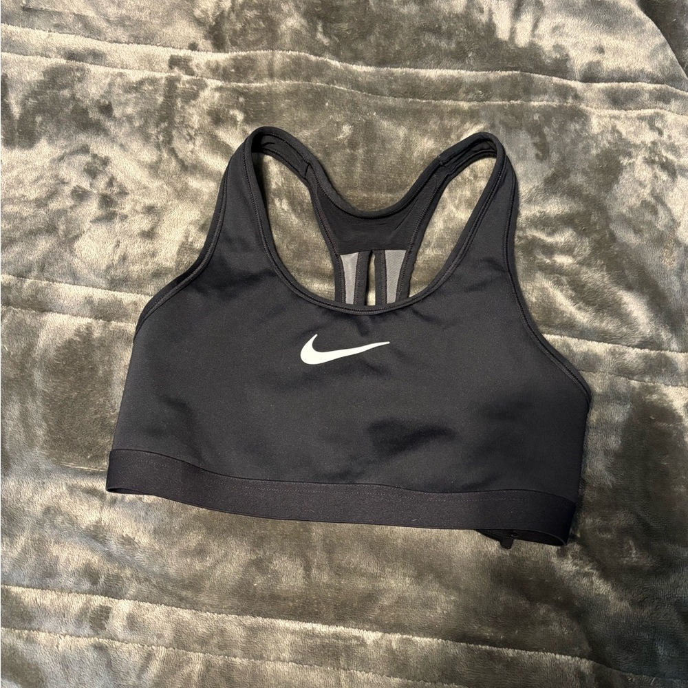 Nike Women's Black and White Sports Bra